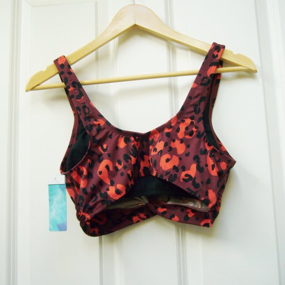 New Beach Betty Animal Print Swim Top - Picture 3 of 5